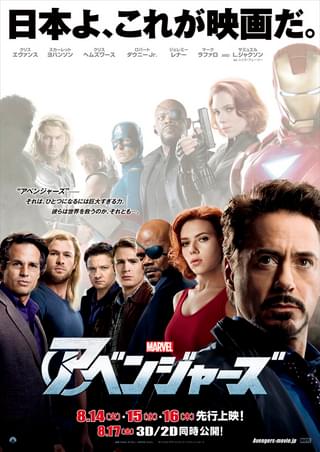 アベンジャーズのポスター
